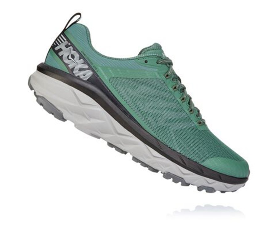 Hoka Australia One One Challenger ATR 5 - Mens Trail Shoes Green - SPFDG-2054